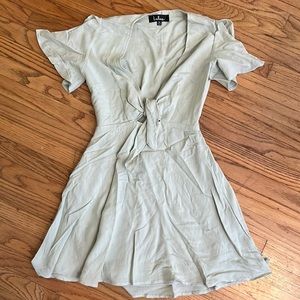 Lulus short mint green cut out dress size XS